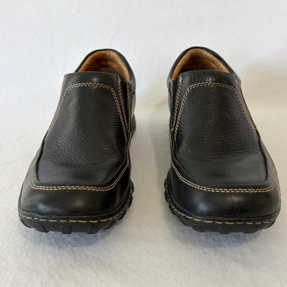 Born Concept Loafers Men's Size 9.5 EUR 43 Black Leather Casual Slip On Shoes - Picture 8 of 11